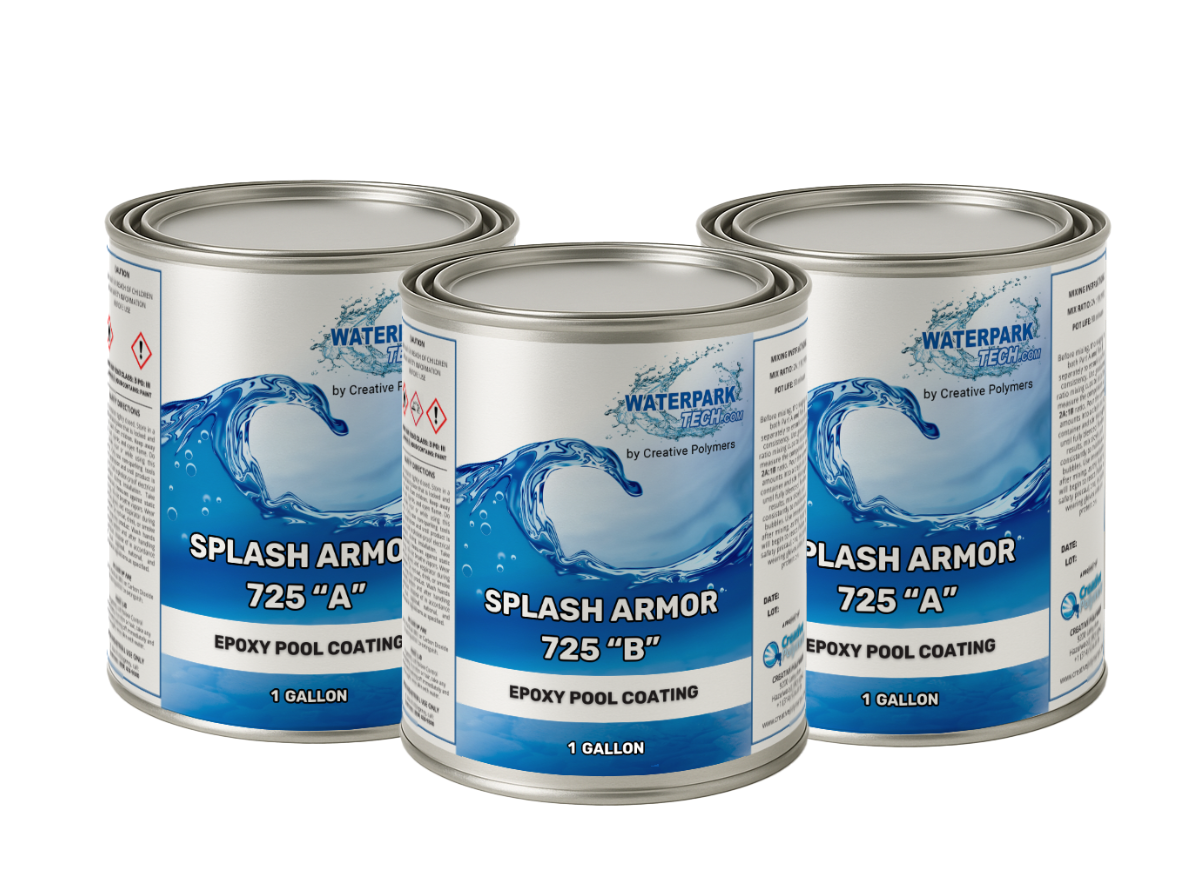 Splash Armor 725 Epoxy Pool Coating (3 Gallon Kit)